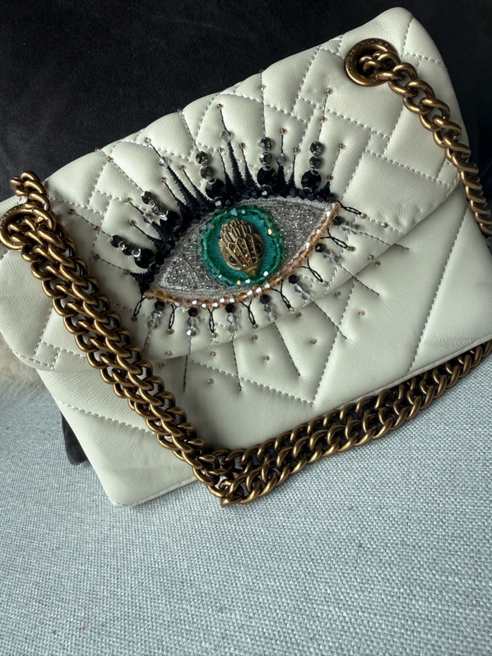 Kurt Geiger leather Kensington purse